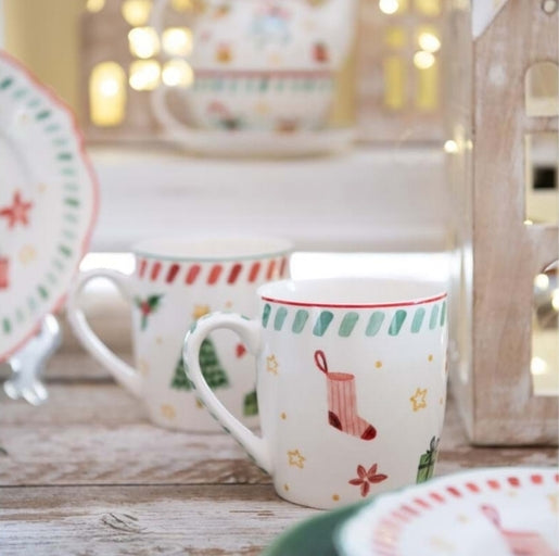 TAZZA MUG ASS. "HOLLY & JOLLY"