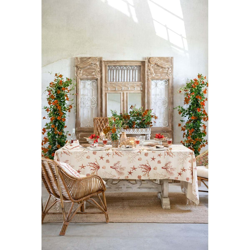 TOVAGLIA CON FRANGE 4CM "MALDIVE"