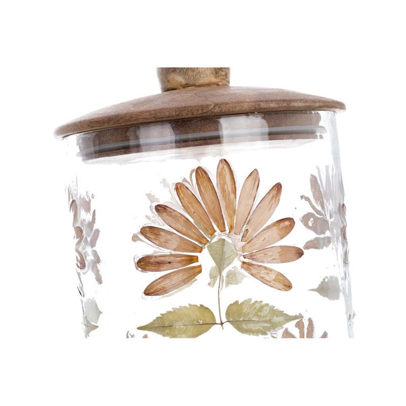 BARATTOLO SU PIEDISTALLO C/COPERCHIO "ERBARIO D ARTE"