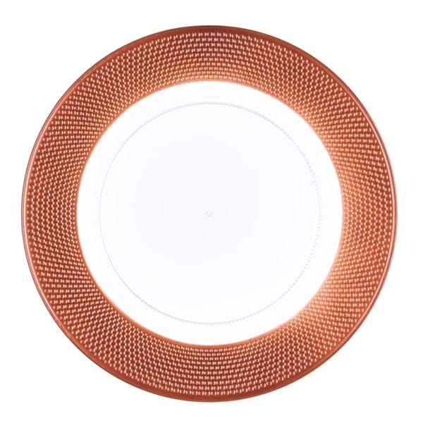 SOTTO PIATTO DECORATIVO (FONDO TRASPARENTE) "SINFONIA A TAVOLA"