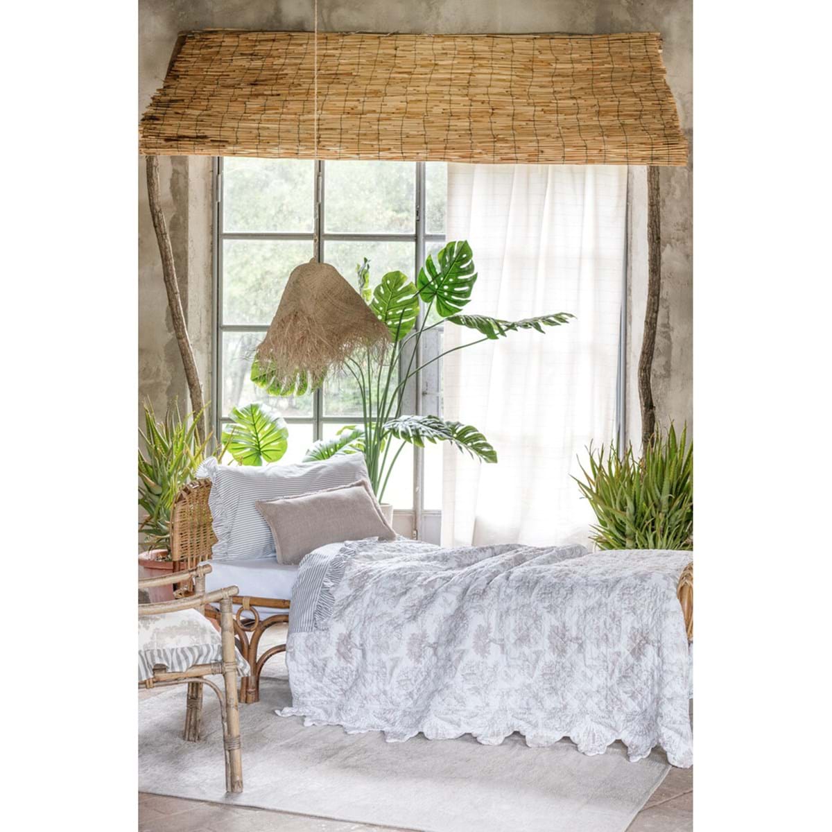 TRAPUNTA MATRIMONIALE 360GSM "TOILE BEIGE" - Blanc Mariclo Arredamento Italiano Shabby Chic - Foto 1