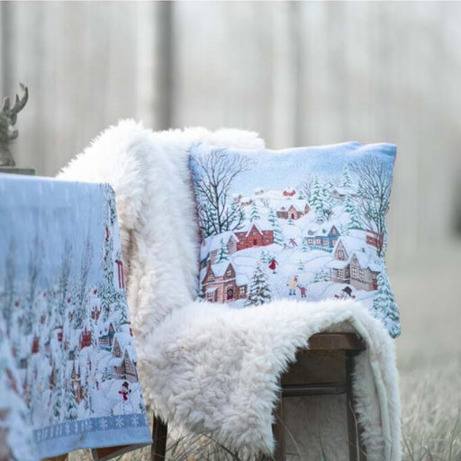 CUSCINO GOBELIN NATALE "BORGO ALPINO"