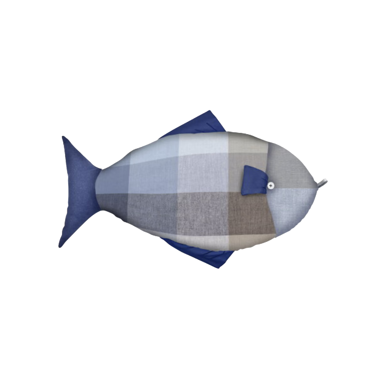 CUSCINO A FORMA DI PESCE QUADRO"ACQUA E SALE" ARTIKASALIVING