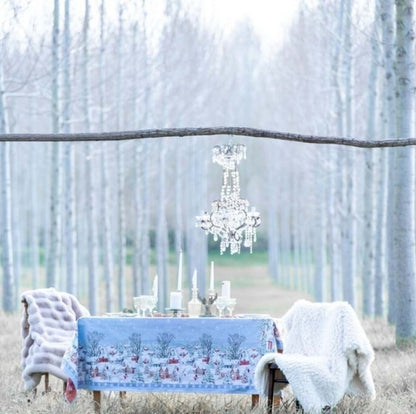 TOVAGLIA GOBELIN NATALE "BORGO ALPINO"