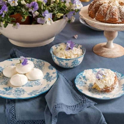 SET 18 PEZZI (PIANO/FONDO/FRUTTA) AZZURRO "AFFINITA ELETTIVE"