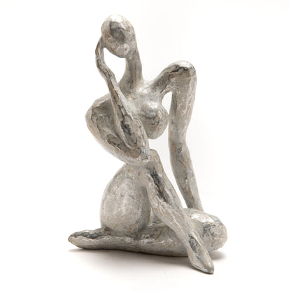 STATUA DONNA ARGENTO COQUETTE AMADEUS