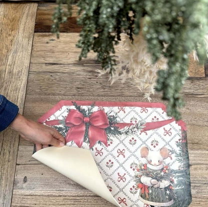 TOVAGLIETTA IN VINILE ASSORTITA "FAVOLA DI NATALE"