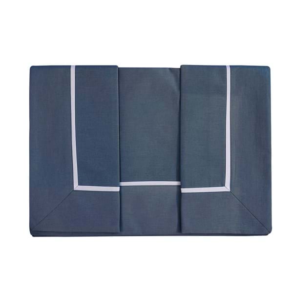 COMPLETO LETTO 2P 245X300 180X200+28 50X80"  36 BLU INDIGO"
