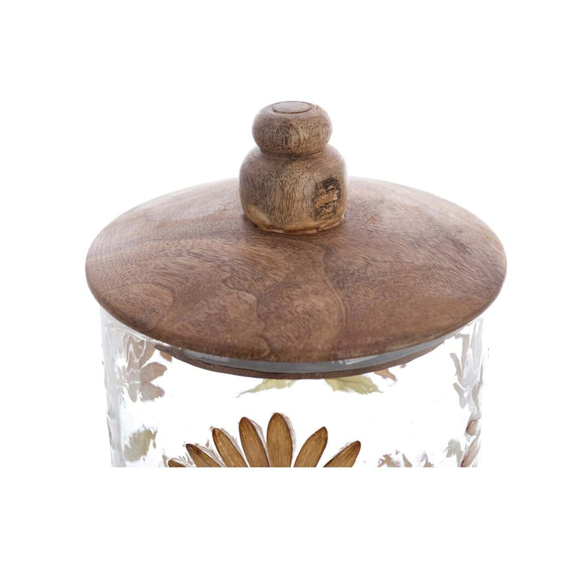 BARATTOLO SU PIEDISTALLO C/COPERCHIO "ERBARIO D ARTE"