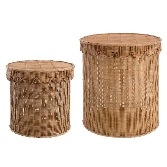 SET 2 CESTI CON COPERCHIO "MEDITERRANEO"