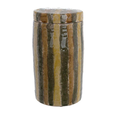 VASO DECORATIVO CON COPERCHIO "AEGEO"