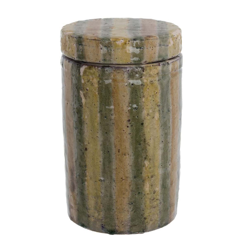 VASO DECORATIVO CON COPERCHIO "AEGEO"