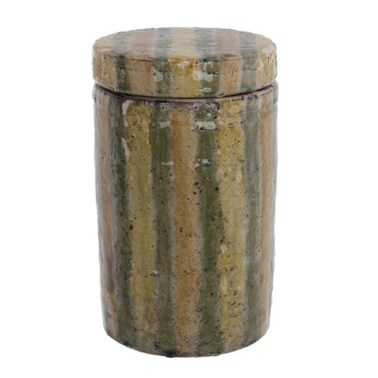 VASO DECORATIVO CON COPERCHIO "AEGEO"