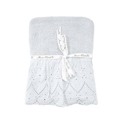 SET 2 ASCIUGAMANI "FIOR DI SANGALLO" 40X60cm + 60X110cm