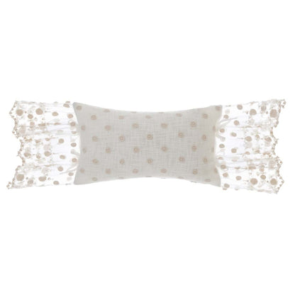 CUSCINO CON PIZZO "DENTELLE" di BLANC MARICLO'