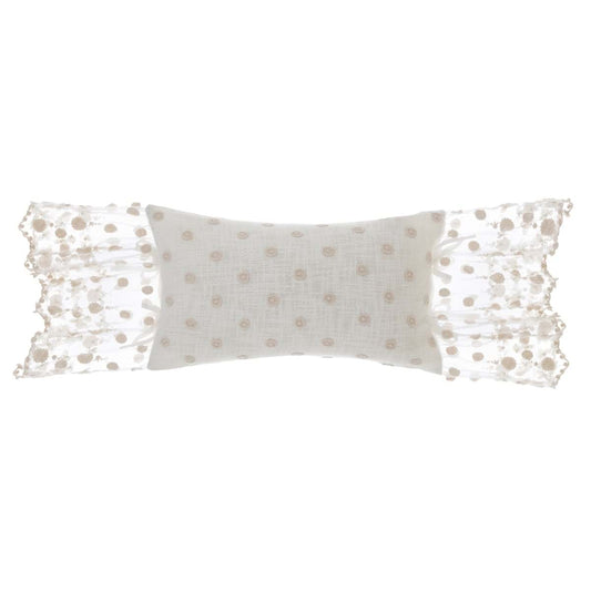 CUSCINO CON PIZZO "DENTELLE" di BLANC MARICLO'