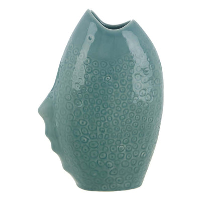 VASO DECORATIVO PESCE " ONDE CERULEE" di BLANC MARICLO'