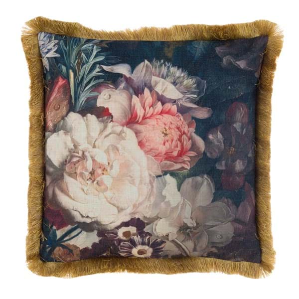 CUSCINO STAMPATO CON FRANGE "GALIZIA"