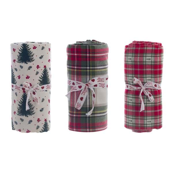 TOVAGLIA ASSORTITA "RIFUGIO DI NATALE"