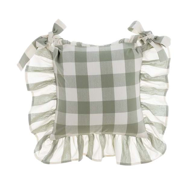 COPRI CUSCINO CON GALA 12CM "BOLGHERI" - Blanc Mariclo Arredamento Italiano Shabby Chic - Foto 1