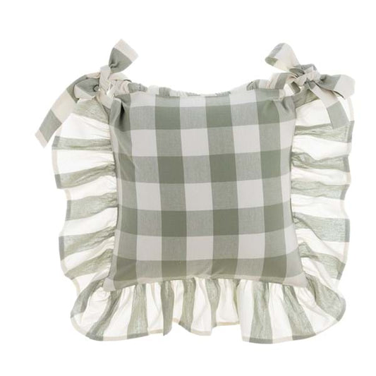 COPRI CUSCINO CON GALA 12CM "BOLGHERI" - Blanc Mariclo Arredamento Italiano Shabby Chic - Foto 1