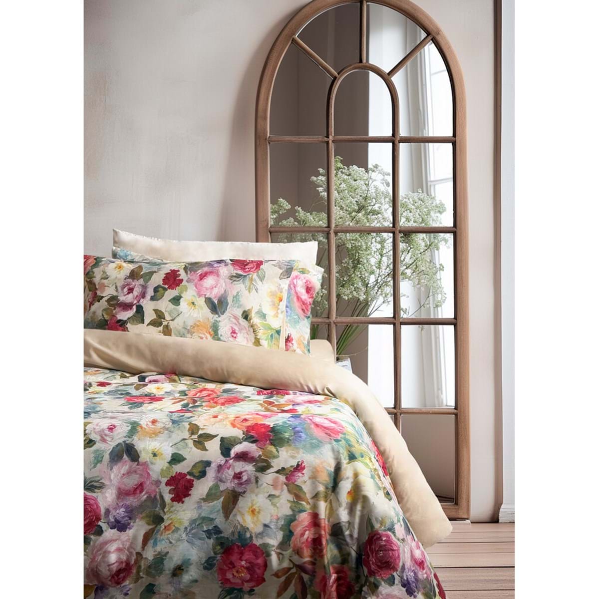 COMPLETO LETTO STAMPATO "ROSE COLLECTION"