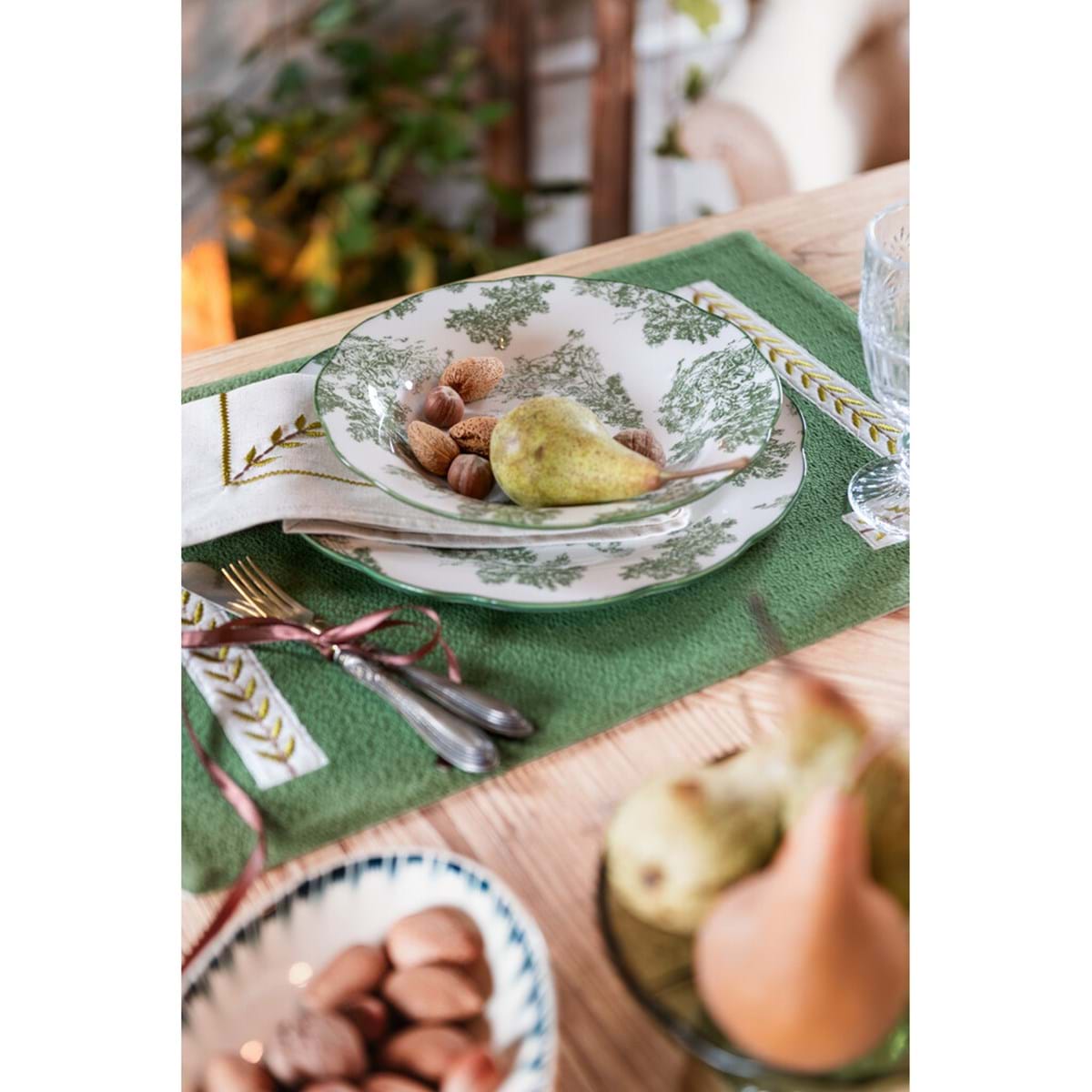 SET/1(PIANO/FONDO/FRUTTA) VERDE "AFFINITA ELETTIVE" - Blanc Mariclo Arredamento Italiano Shabby Chic - Foto 2