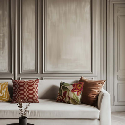 CUSCINO RICAMATO "GEOMETRIKA"