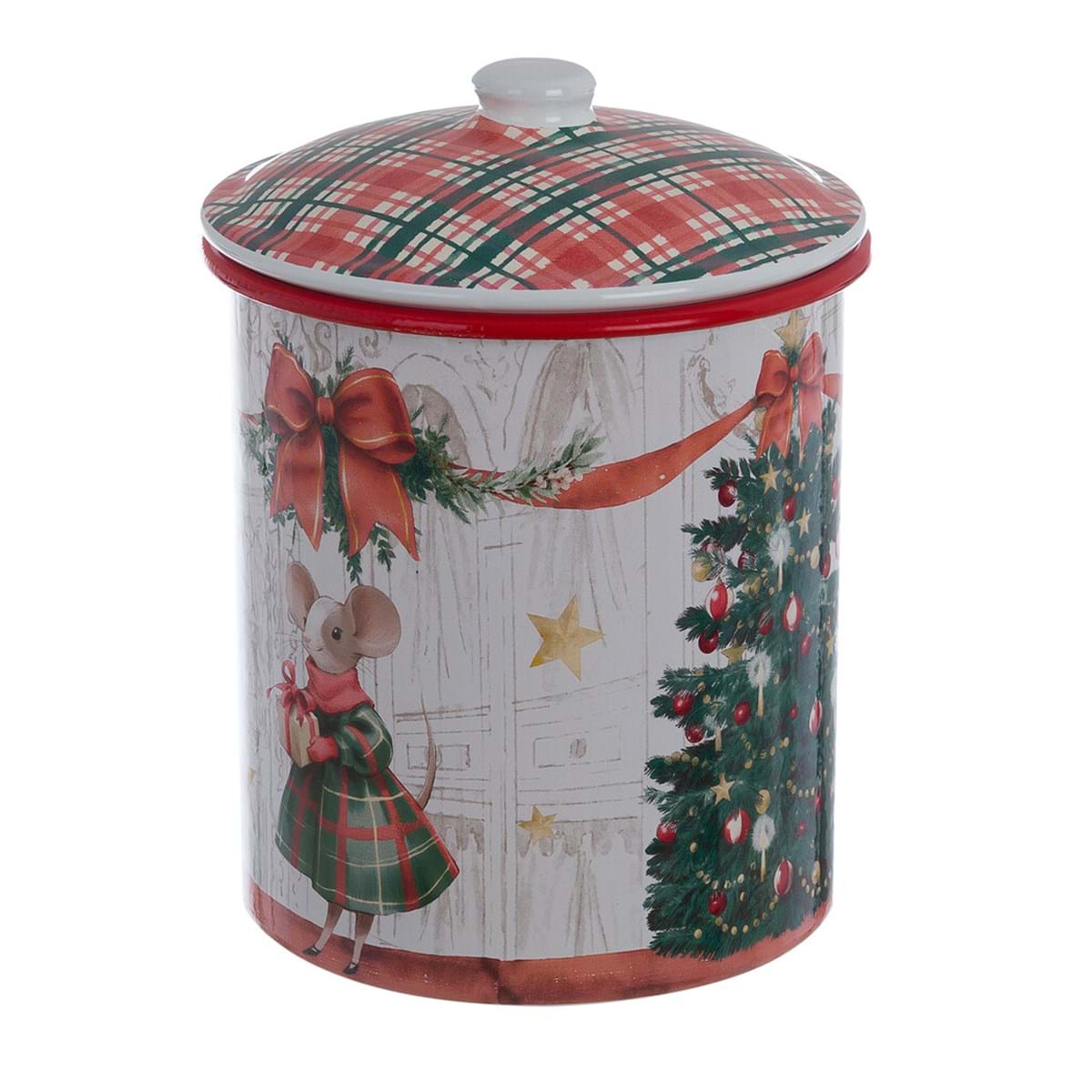 BARATTOLO CON COPERCHIO ASS. "FAVOLE DI NATALE"