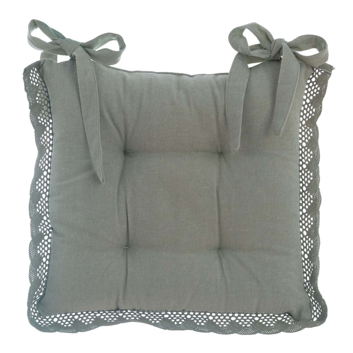 CUSCINO POLIFILLED SEDIA CON PIZZO "NUOVO INFINITY"