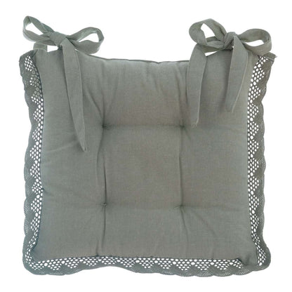 CUSCINO POLIFILLED SEDIA CON PIZZO "NUOVO INFINITY"