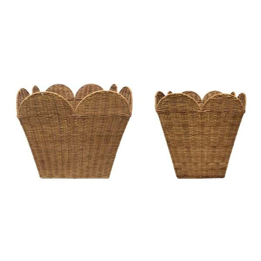 SET/2  CESTINI "DAPHNE" - Blanc Mariclo Arredamento Italiano Shabby Chic - Foto 1