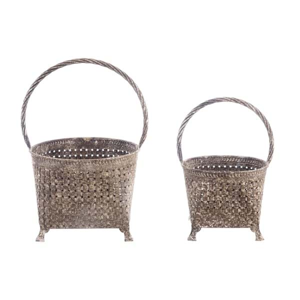 SET/2 CESTINI "MEMORIAE COLLECTION" - Blanc Mariclo Arredamento Italiano Shabby Chic - Foto 1