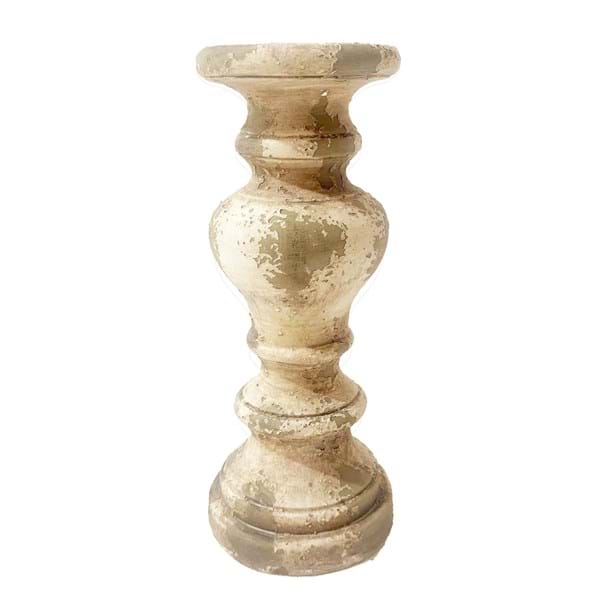 PORTA CANDELA ANTIQUA DOMUS - Blanc Mariclo Arredamento Italiano Shabby Chic - Foto 1