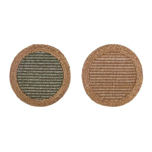 SOTTO PIATTO DECORATIVO ASSORT RAFFIA - Blanc Mariclo Arredamento Italiano Shabby Chic - Foto 1