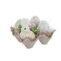 DECORO CESTINO CON UOVA "FIOR DI PASQUA" - Blanc Mariclo Arredamento Italiano Shabby Chic - Foto 3