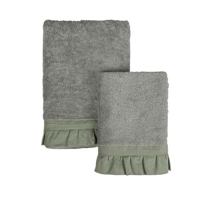 COPPIA ASCIUGAMANO + OSPITE 450GSM "SOGNO"