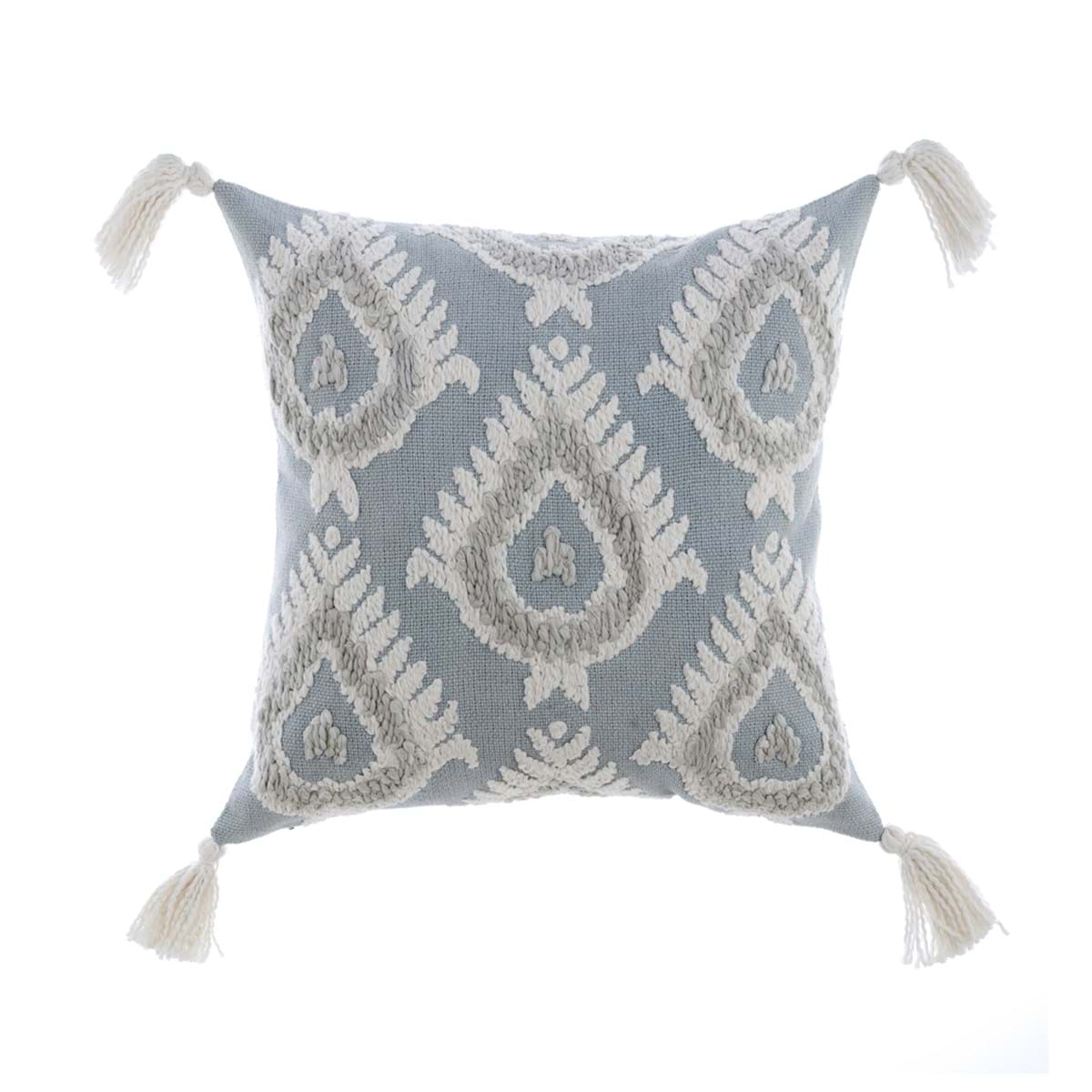 CUSCINO RICAMATO CON NAPPE "VISTA MARE" di BLANC MARICLO'