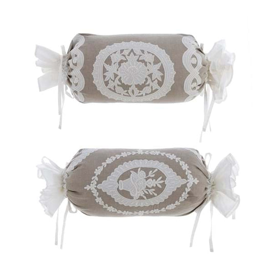 CUSCINO CARAMELLA ASSORTITO "BREZZA DI SANGALLO" - Blanc Mariclo Arredamento Italiano Shabby Chic - Foto 1