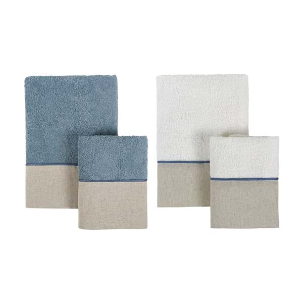 SET 2 COPPIA SPUGNA CON BALZA 450GSM "TERRE DI LINO"
