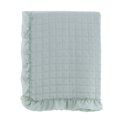 TRAPUNTA MATRIMONIALE CON GALA 290GSM "SOGNO VICHY" di BLANC MARICLO'
