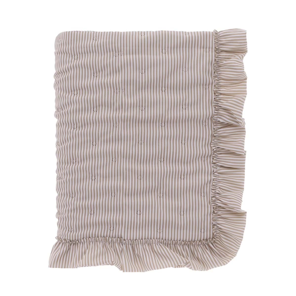 TRAPUNTA MATRIMONIALE CON GALA 290GSM "SOGNO VICHY" di BLANC MARICLO'
