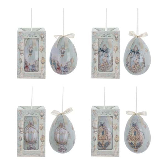 SCATOLA CON DECORO PASQUALE ASS. "ROCOCO COLLECTION"