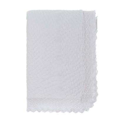 COPRILETTO MATRIMONIALE CON PIZZO "PALAZZO UNITO"