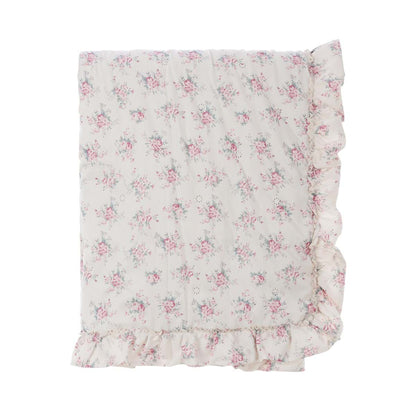 TRAPUNTA FANTASIA FIORE CON GALA 260GSM " INCANTO FIORITO" di BLANC MARICLO'