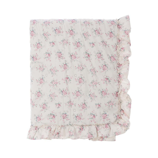 TRAPUNTA FANTASIA FIORE CON GALA 260GSM " INCANTO FIORITO" di BLANC MARICLO'