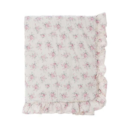 TRAPUNTA FANTASIA FIORE CON GALA 260GSM "INCANTO FIORITO" - Blanc Mariclo Arredamento Italiano Shabby Chic - Foto 1