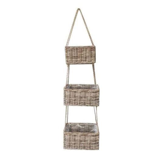 PORTA PIANTE IN RATTAN"AZUCENA" BLANC MARICLO'