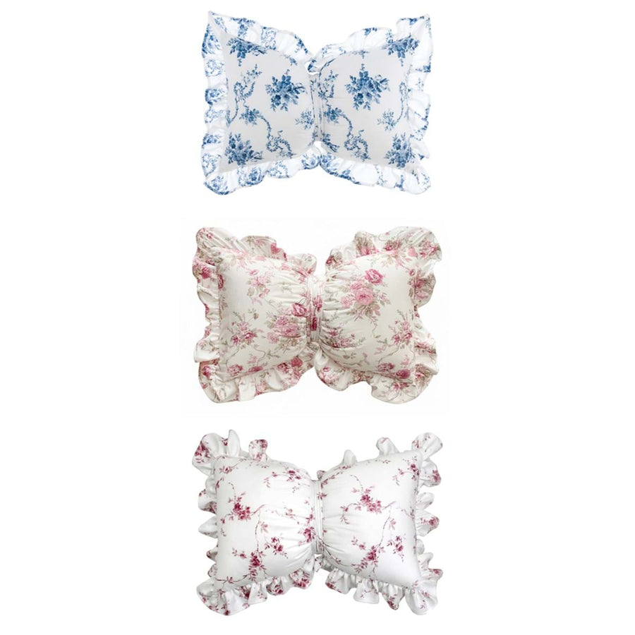 Cuscino sagomato a forma di fiocco Rose Collection