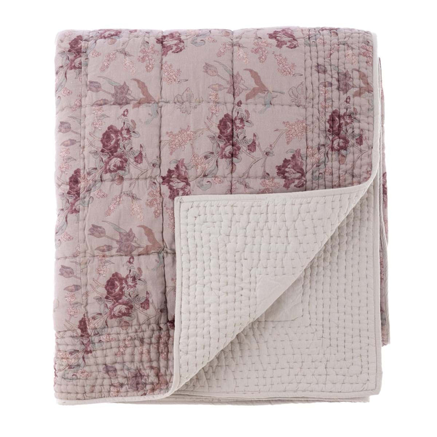 Quilt in cotone con fantasia Sogni in Fiore 240 x 260 cm